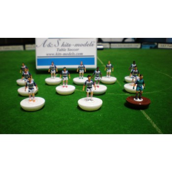 Subbuteo Andrew Table Soccer Paris St Germain 2015-2016 Champions League on Classic Hasbro Bases 